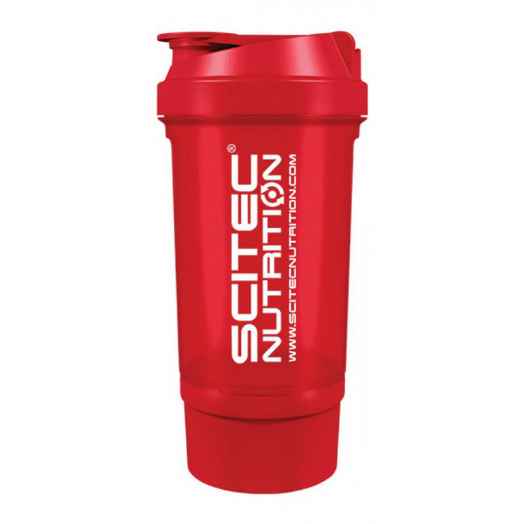 Scitec Shaker 500 Travel (500 ml red) (500 ml, red) Луцьк - фото 1
