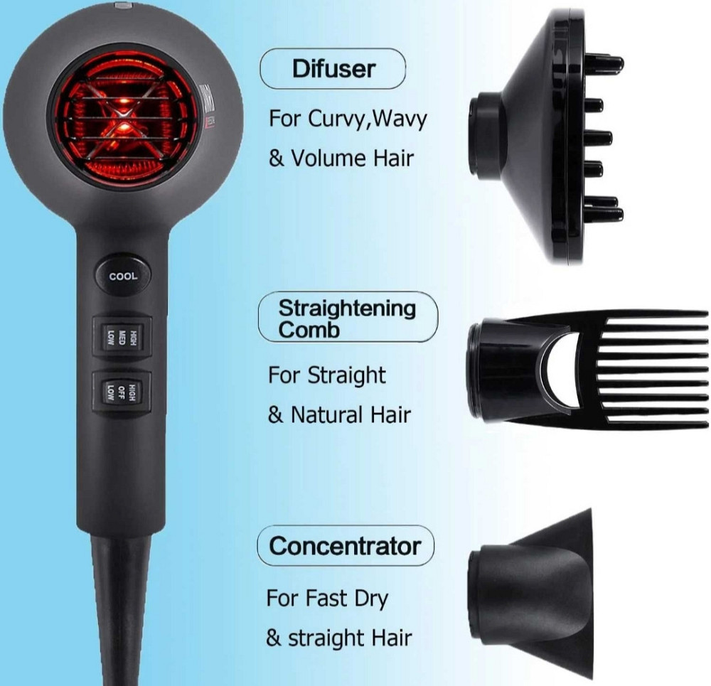 Фен для волос: JINRI ,2400 Вт. Киев - изображение 3