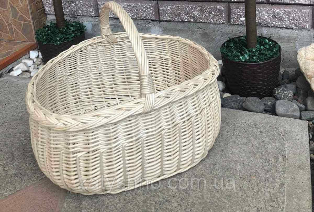 Корзина пасхальная  вместительная белая Киев - изображение 2