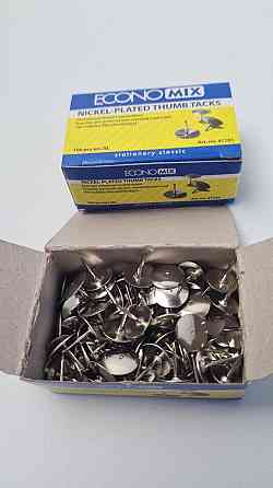 Кнопка "ECONOMIX" гвоздик в карт кор 100шт (41101) (1 пачка) Харків