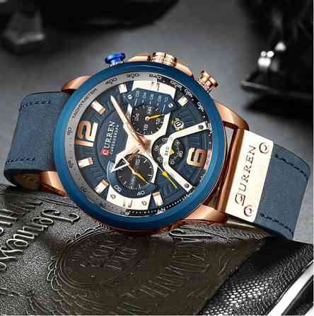 Годинник чоловічий наручний Curren Toronto Lava Blue (2 ремінці) Вінниця