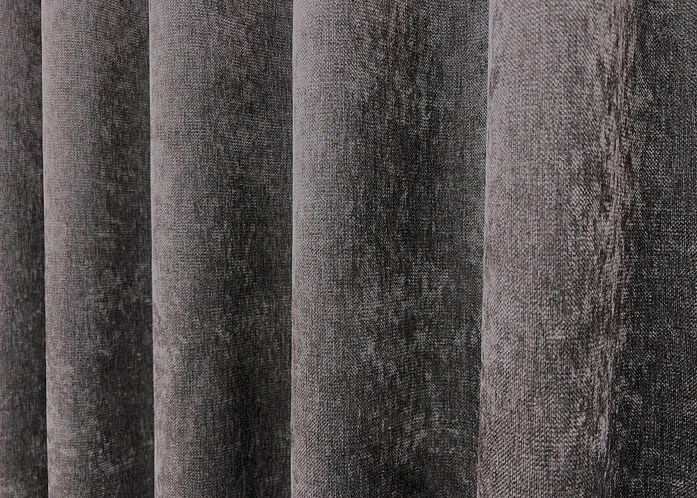 Шторная премиум ткань шенилл однотонный, коллекция 