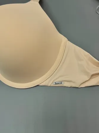 Гладкий бюстгальтер на тонкому поролоні Balaloum 9402 Бежевий 80E Київ
