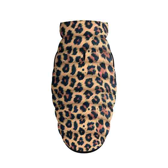 Курточка для собак WAUDOG Clothes малюнок "Леопард", L65, В 87-90 см, С 60-65 см Київ