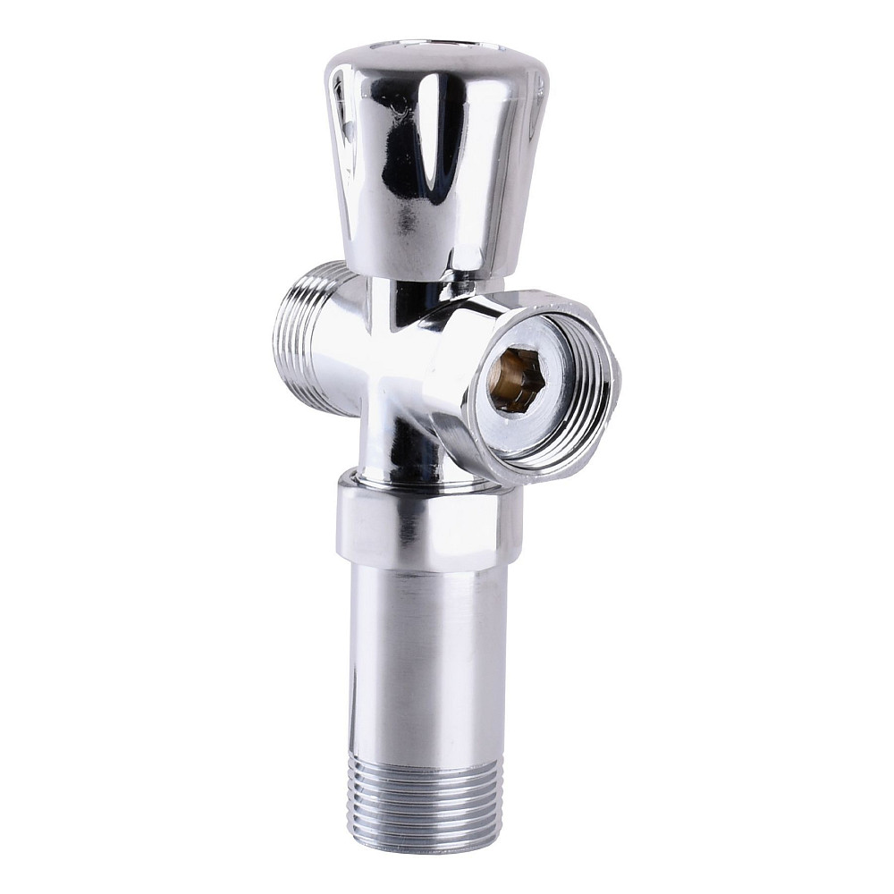 Кран вентильний для пральної машини SELBA 3/4″x3/4″x3/4″ з подовжувачем A7250 Тернополь - изображение 2