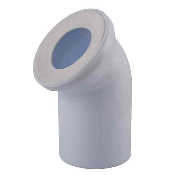 Коліно OPTIMUM для унітазу 45 ° D110 пластик OPTI 31410/227 Киев