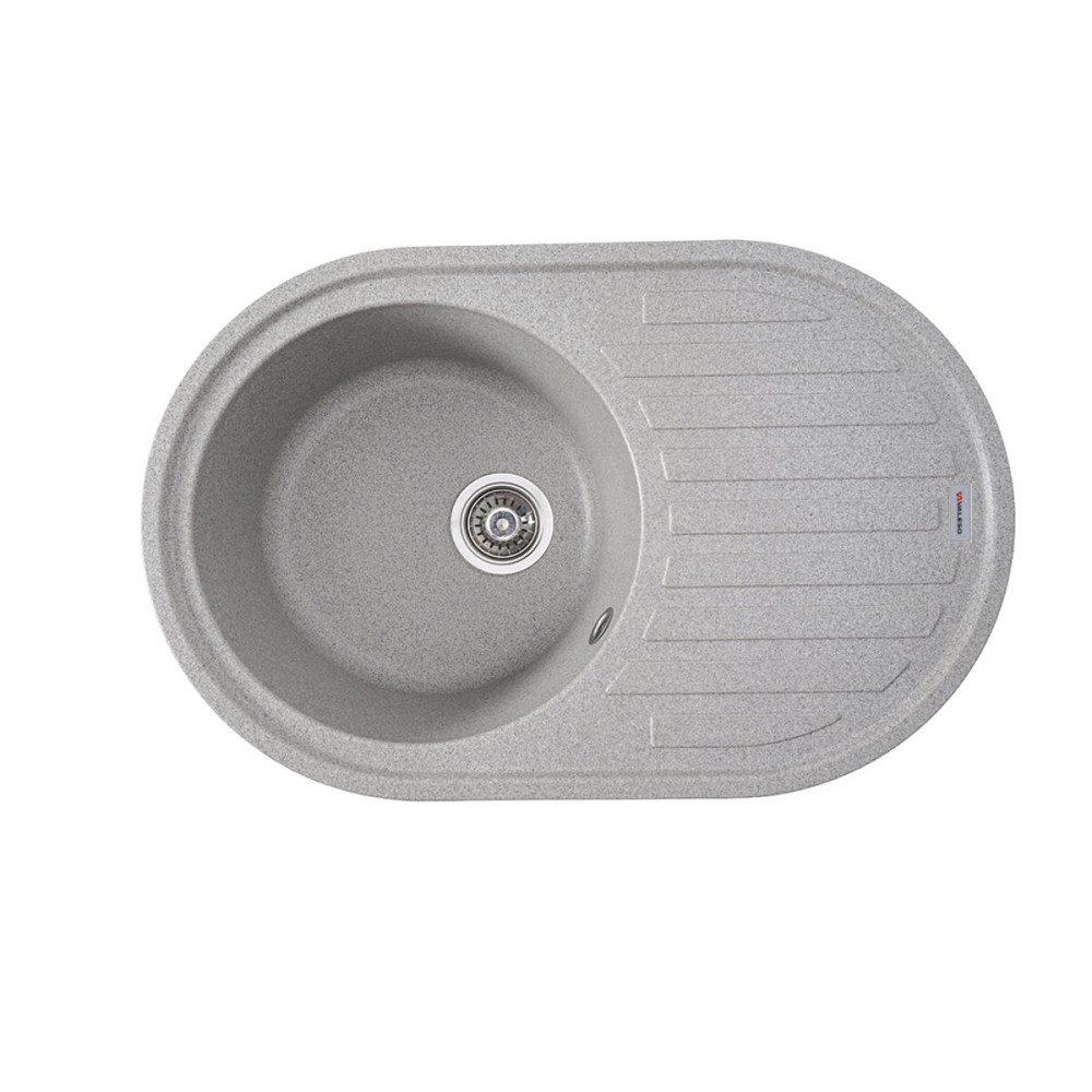 VALESO Гранітна мийка для кухні VALESO LIRA 7750 матова Сіра Киев - изображение 1