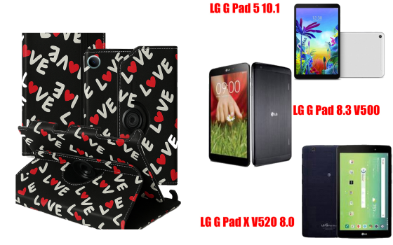 Чохол Spinner360 для планшета LG G Pad 5 10.1, Pad 8.3, Pad X 8.0, колір Art-Premium Київ