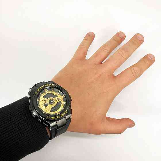 Тактичний військовий годинник для ЗСУ SKMEI 2101BKGD, Чоловічий KB-336 тактичний годинник Київ