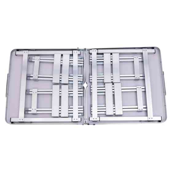 Lugi Розкладний стіл + 4 стільці кемпінговий набір для пікніка, риболовлі, відпочинку, туризму Коломия