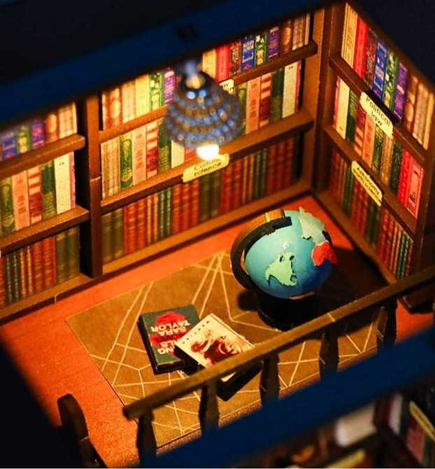 Румбокс "Книжкова Крамниця" інтер'єрний конструктор DIY набір M2314 Харків - фото 3