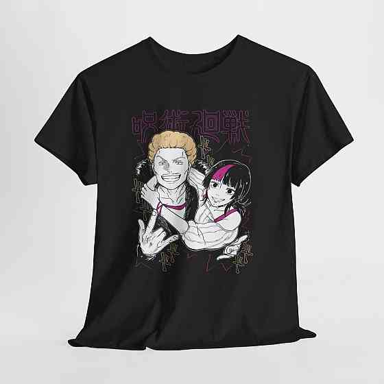 Футболка для мальчика аниме Магическая битва оверсайз (рост от 165 до 180 ) Черний AnimeJ0564m Днепр