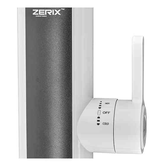 Водонагрівач 3,3 kW проточний ZERIX ELW45-EF з індик. темп., рефлекторний вилив, RESET, на мийку (ZX4776) Київ
