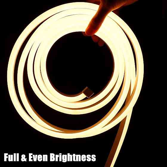 Гнучка світлодіодна неонова LED стрічка Zhennby 3м Луцк