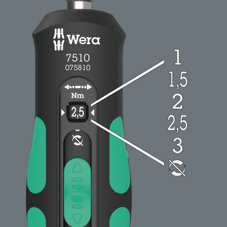Динамометрична викрутка-бітотримач Wera Kraftform Safe-Torque Speed 2-6 Nm 05075815001 Одеса