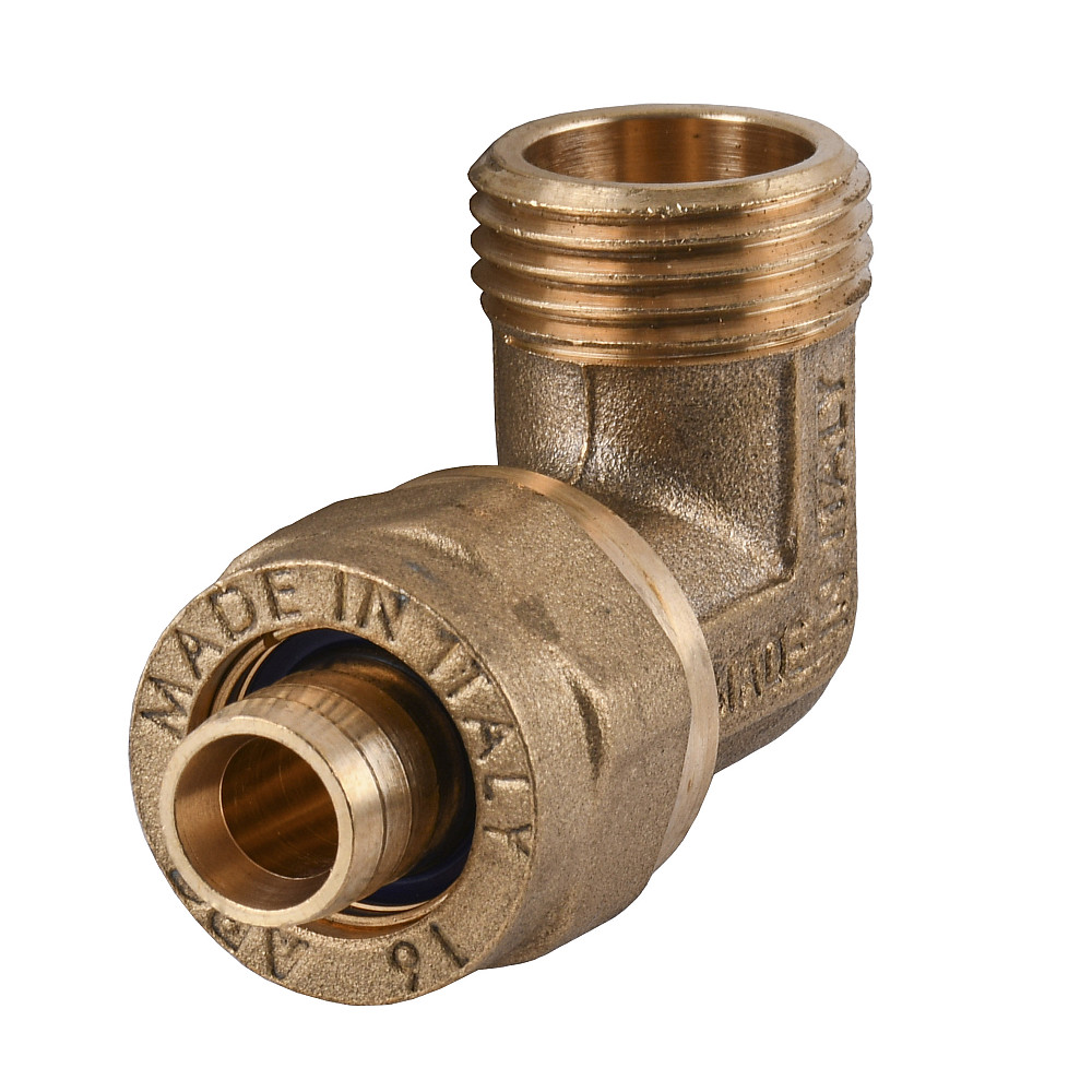 Кутник із зовнішньою різьбою APE ITALY 753 L 1/2″х16 Луцьк - фото 2