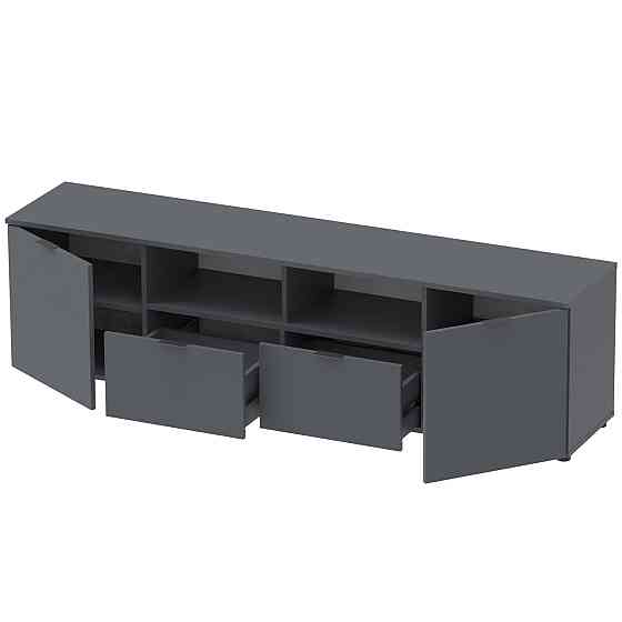 Тумба под ТВ Doros Рон 4 180х38х50 см Графит (DRS-011299) Днепр
