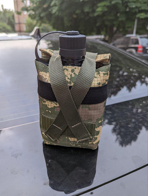 Підсумок для фляги до 1л, кріплення Molle (я виробник) Дніпро - фото 2