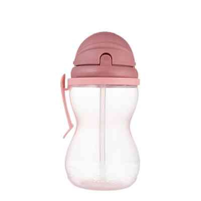 Поильник-непроливайка Canpol babies зі складною силіконовою трубочкою, рожевий 270 мл (56/109_pin2) Винница