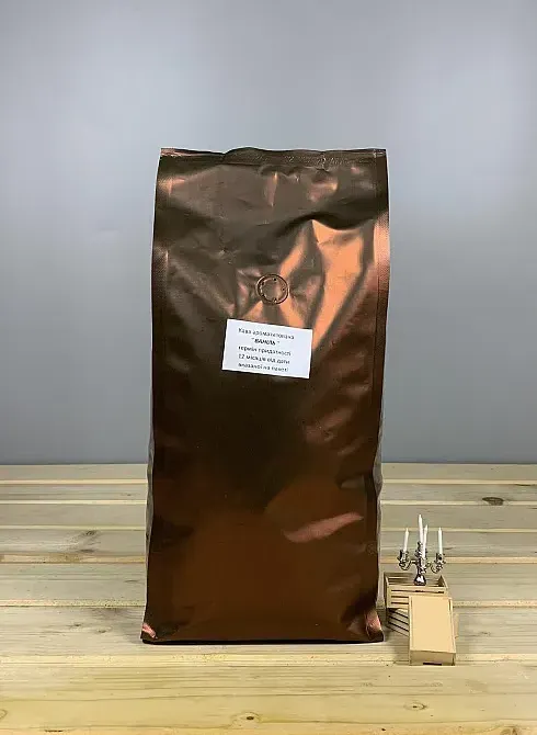 Ароматизированный кофе в зернах со вкусом Лесного Ореха 1 кг Виноградов - изображение 1