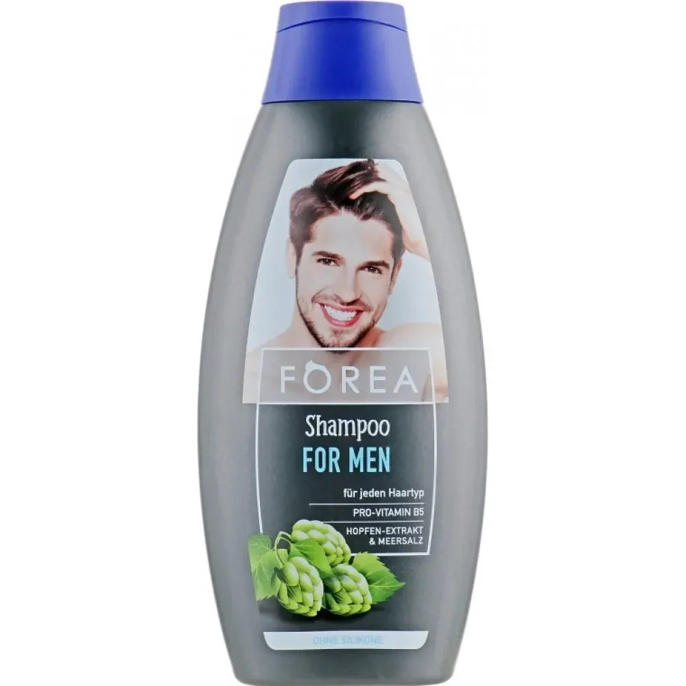 Шампунь мужской Forea с экстрактом хмеля и провитамином B5, 500 ml Львов - изображение 1