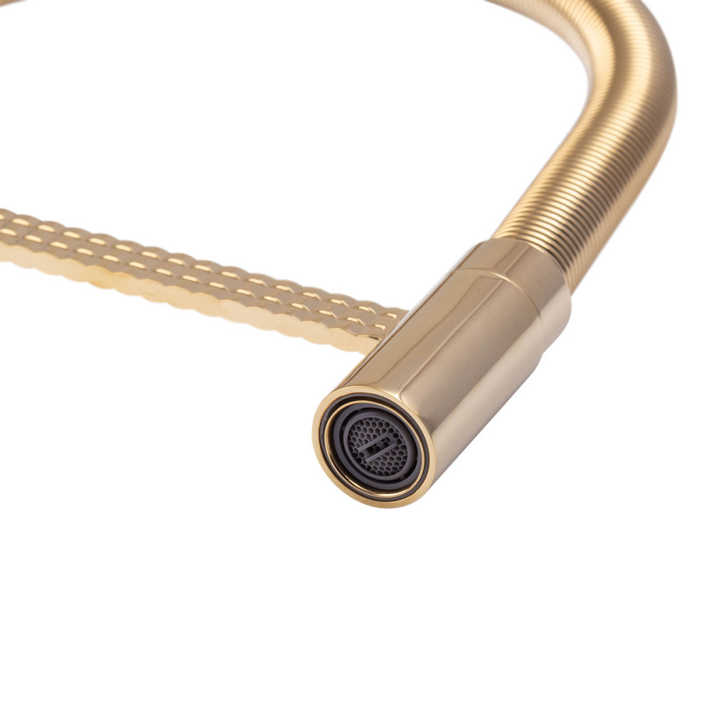 Кухонный смеситель Mixxus Premium Spark 017 GOLD MI6972 Харьков - изображение 6