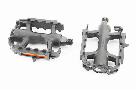 Педалі MTB 9/16" (106x80x26mm) пластикові, чорні LU-207 Київ