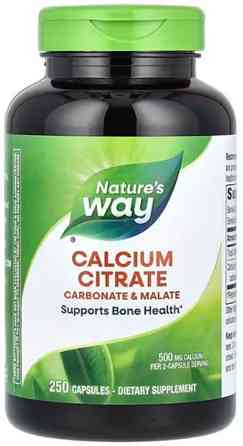 Цитрат кальция Nature's Way Calcium Citrate 500 мг 250 капсул Киев
