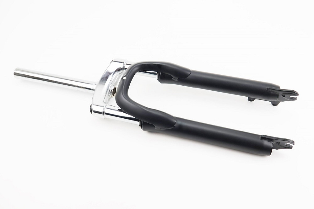 Вилка 24" амортизаційна, без різьби 1-1/8" (28,6мм), шток 215мм, з ходом 40мм, Disk-brake, чорна Київ - фото 1