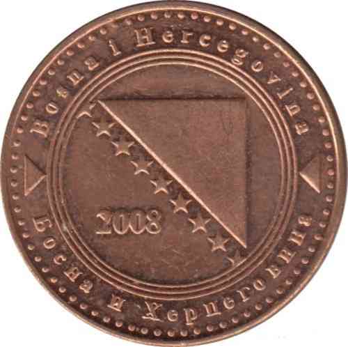 Босния-Герцеговина. 10 фенингов 2008 год. Полтава