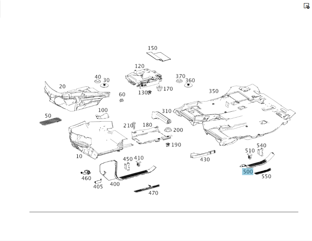 Mercedes-Benz  A2926800135 Захисна планка GLE Coupe C292 Одеса - фото 2