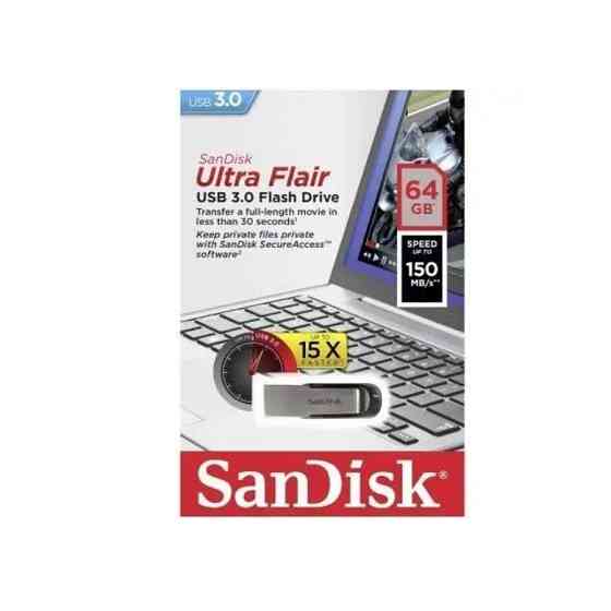Флеш-накопичувач SanDisk USB 3.0 Ultra Flair 64Gb Київ