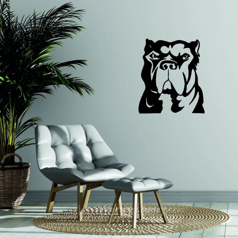 Декоративное настенное Панно «Кане-корсо», Декор на стену 110*96 см., Черный Киев - изображение 2