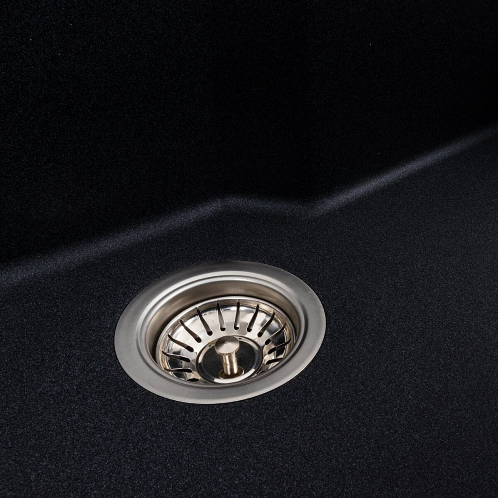 VALESO Гранітна мийка для кухні VALESO NIKA 7545 матова Карбон Киев - изображение 5