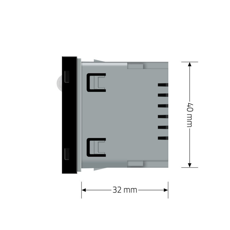 Механізм автоматичний світильник для сходів підлоги датчик руху темряви, чорний, 2700K, 220В, 0.35Вт, огляд 120°, затримка 40с, дальність 4м (VL-FCL-2 Коломия - фото 8