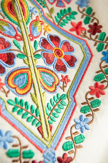 Вишиванка жіноча, натуральна лляна топ Київ - фото 3