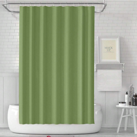Шторка для душа и ванной комнаты из PEVA, цвет зеленый Каменец-Подольский