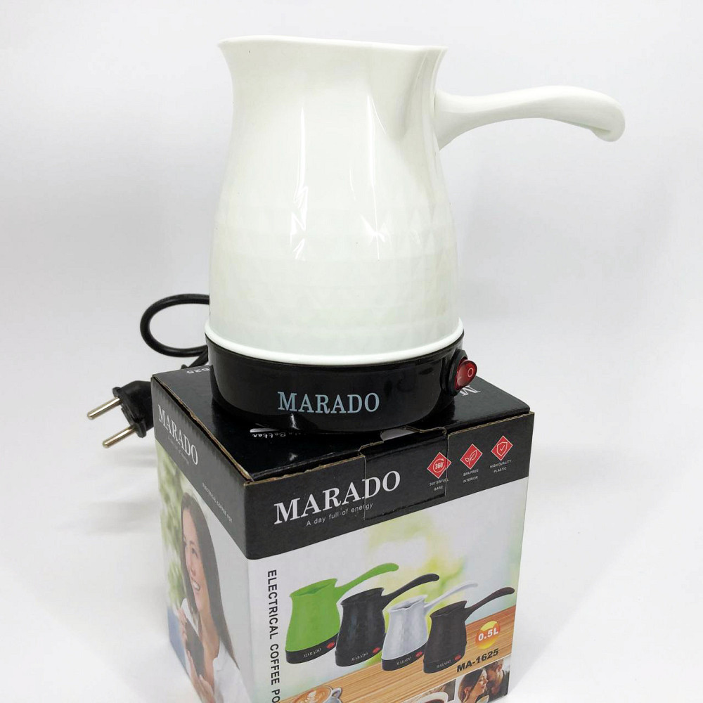 Електротурка з автовідключенням при закипанні Marado MA-1625, Сучасна електрична турка для кави NG-35 Львів - фото 2