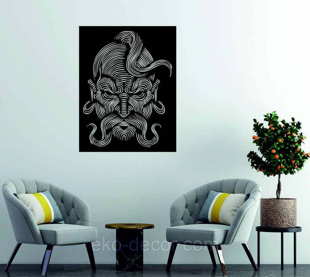 Декоративное настенное Панно «Козак» Декор на стену Киев - изображение 8