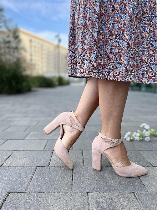 SANTINI Босоніжки жіночі SANTINI 953589-22 пудра (літо, замша натуральна) (3844) Коломыя - изображение 5