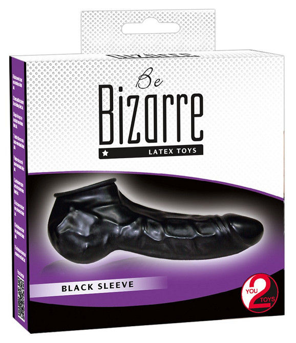 Насадка на член - Be Bizarre Black Sleeve Sex Aura Киев - изображение 1