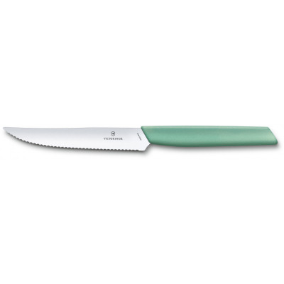 Кухонний ніж Victorinox Swiss Modern SteakPizza 12см Mint (6.9006.12W41) Вінниця - фото 1