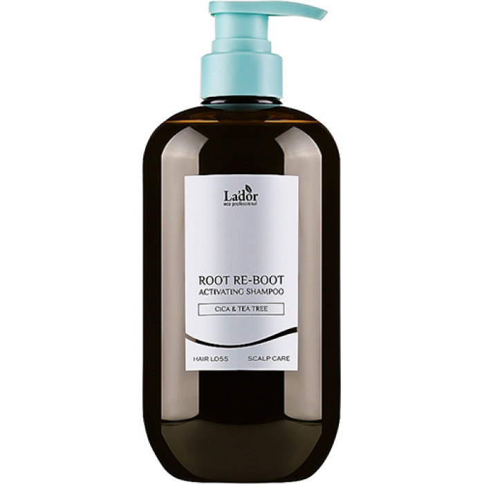 Активирующий шампунь от выпадения волос для жирной кожи головы Root Re-Boot Activating Shampoo Cica & Tea Tree La'dor 800 мл Киев - изображение 2