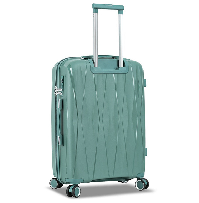 Чемодан полипропиленовый MADISSON 51103 средний 67 см зеленый Киев - изображение 5