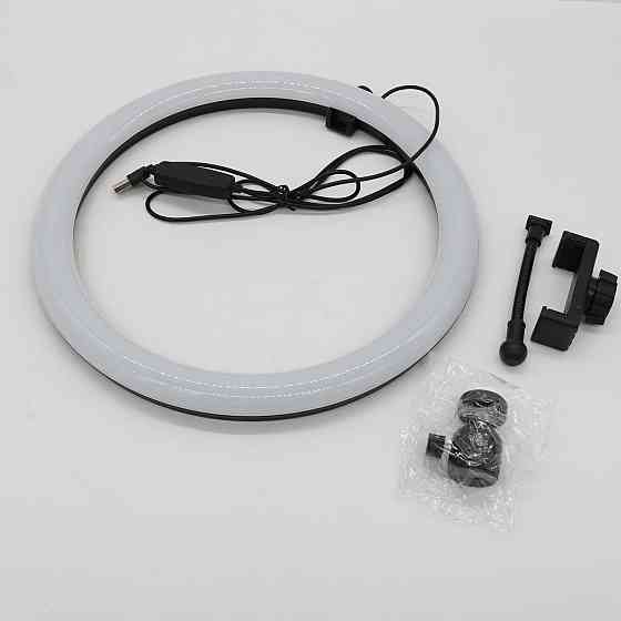 Светодиодная кольцевая лампа RGB 30см, от USB, MJ300 + Подарок Штатив складной 0,66-2 м + Подарок Селфи пульт Киев