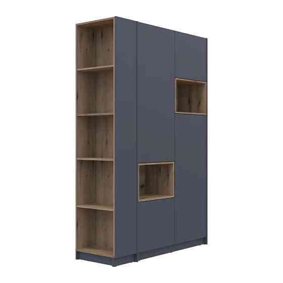 Этажерка в шкаф Doros Дейл Графит/Дуб Эвок 52х28х220 DRS-011732 (41516119) Днепр