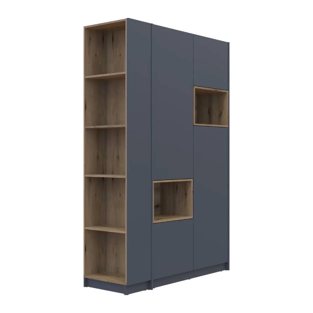 Етажерка до шафи Doros Дейл Графіт/Дуб Евок 52х28х220 DRS-011732 (41516119) Дніпро - фото 5