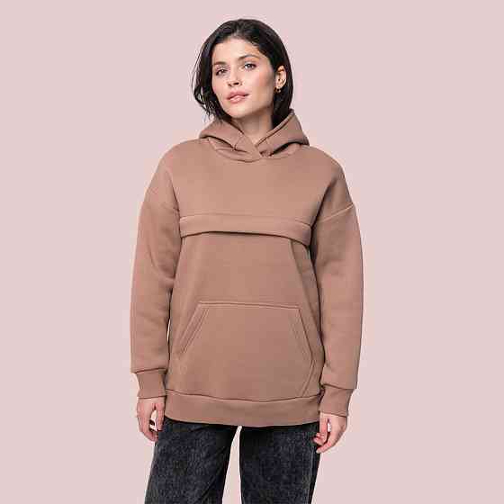 Худи для беременных и кормящих Какао Киев