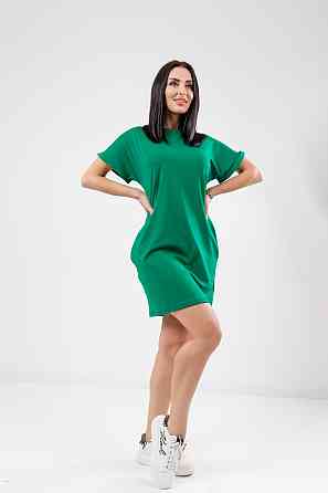 Летнее платье с карманами Nirvana 42-44, Зеленый Киев