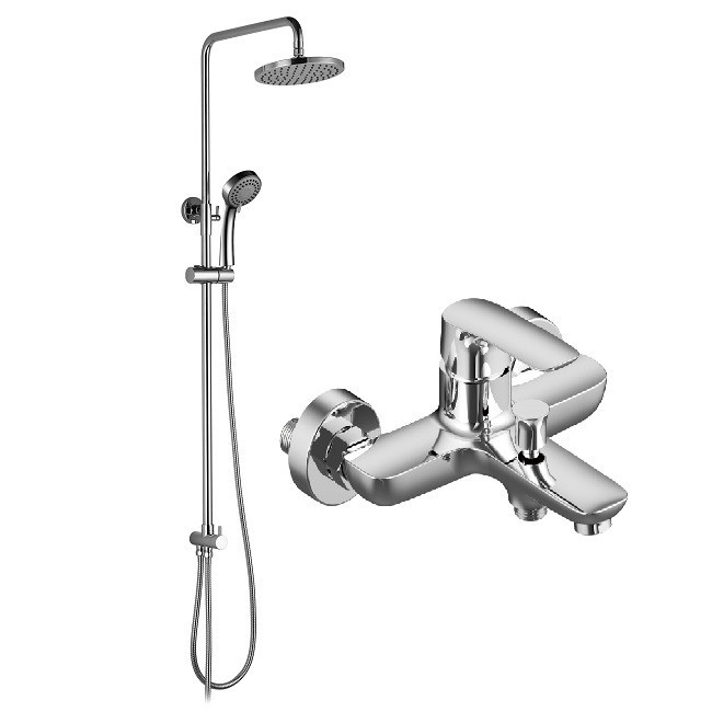 Набір для ванни IMPRESE LOKET (10230+T-15084) хром Київ - фото 1